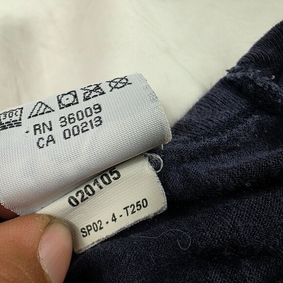 Vintage Calvin Klein Jeans Womens Size Small Blue Shirt Made In USA Casual Walk - Picture 5 of 9